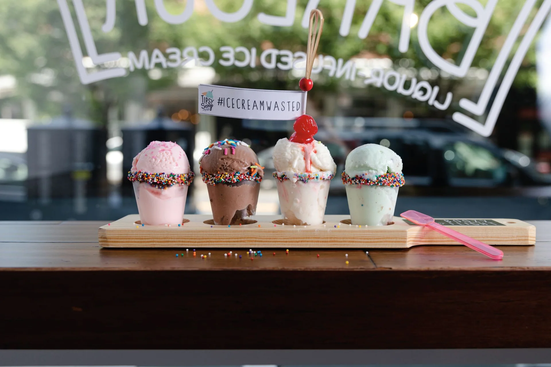 Brave the Buzz with Tipsy Scoop